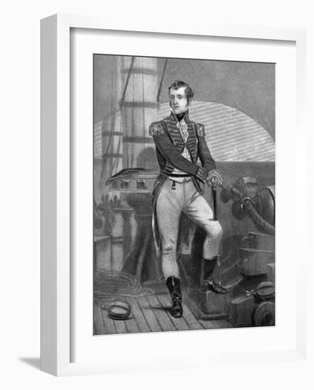 Commodore Stephen Decatur (1779-182), American Naval Officer, 19th Century-null-Framed Giclee Print