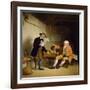 Commodore Trunnion and Jack Hatchway, C.1839 (Oil on Canvas)-Francis William Edmonds-Framed Giclee Print