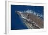 Common Dolphin Swimming in the Strait of Gibraltar-null-Framed Photographic Print