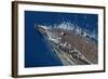 Common Dolphin Swimming in the Strait of Gibraltar-null-Framed Photographic Print