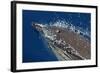 Common Dolphin Swimming in the Strait of Gibraltar-null-Framed Photographic Print