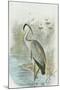 Common Heron-null-Mounted Art Print