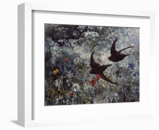 Common Swift, 1886-Bruno Andreas Liljefors-Framed Giclee Print