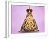 Common Toad 'Frog Prince' Wearing Crown-null-Framed Photographic Print