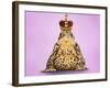 Common Toad 'Frog Prince' Wearing Crown-null-Framed Photographic Print