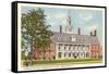 Commons Building, Bennington College, Vermont-null-Framed Stretched Canvas