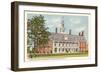 Commons Building, Bennington College, Vermont-null-Framed Art Print