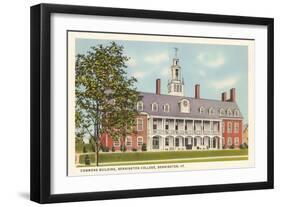 Commons Building, Bennington College, Vermont-null-Framed Art Print