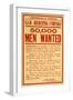 Commonwealth of Australia - 50,000 Men Wanted, Pub. C.1916-null-Framed Giclee Print