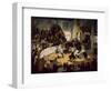 Commotion in the Cattle Ring-James Bateman-Framed Giclee Print