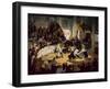 Commotion in the Cattle Ring-James Bateman-Framed Giclee Print