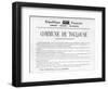 Commune De Toulouse, from French Political Posters of the Paris Commune-null-Framed Giclee Print