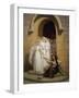 Communicants' Charity, 1900, Painting by Edouard Jerome Paupion (1854-1912)-null-Framed Giclee Print