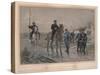 Communication Aux Avant-Postes, 1881-Alphonse Marie de Neuville-Stretched Canvas