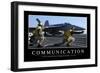 Communication: Citation Et Affiche D'Inspiration Et Motivation-null-Framed Premium Photographic Print