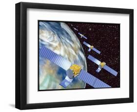 Communication Satellites-Mehau Kulyk-Framed Photographic Print