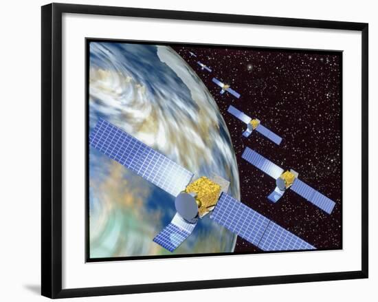 Communication Satellites-Mehau Kulyk-Framed Photographic Print