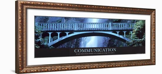 Communication-null-Framed Art Print