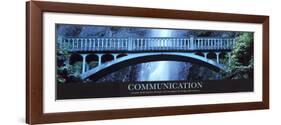 Communication-null-Framed Art Print