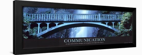 Communication-null-Framed Art Print