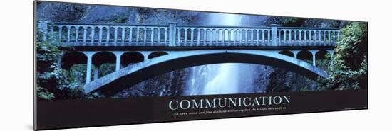 Communication-null-Mounted Art Print