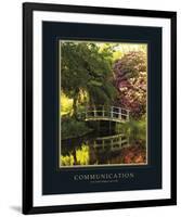 Communication-Bent Rej-Framed Giclee Print