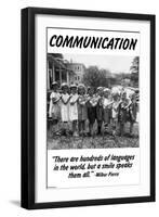 Communication-Wilbur Pierce-Framed Art Print