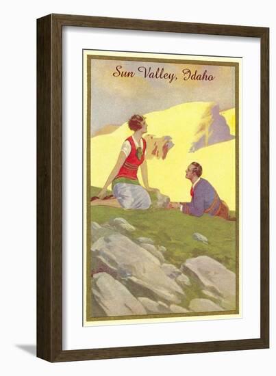 Communing with Nature, Sun Valley, Idaho-null-Framed Art Print
