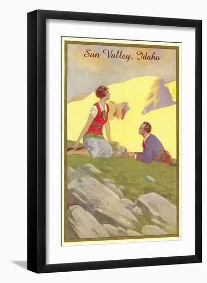 Communing with Nature, Sun Valley, Idaho-null-Framed Art Print