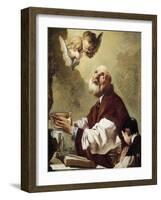 Communion of St Philip Neri, 1750-1760-Giuseppe Angeli-Framed Giclee Print