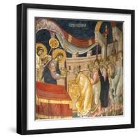 Communion of the Apostles with the Wine-null-Framed Giclee Print