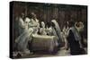 Communion of the Apostles-James Tissot-Stretched Canvas