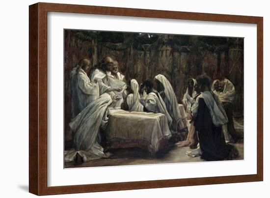 Communion of the Apostles-James Tissot-Framed Giclee Print