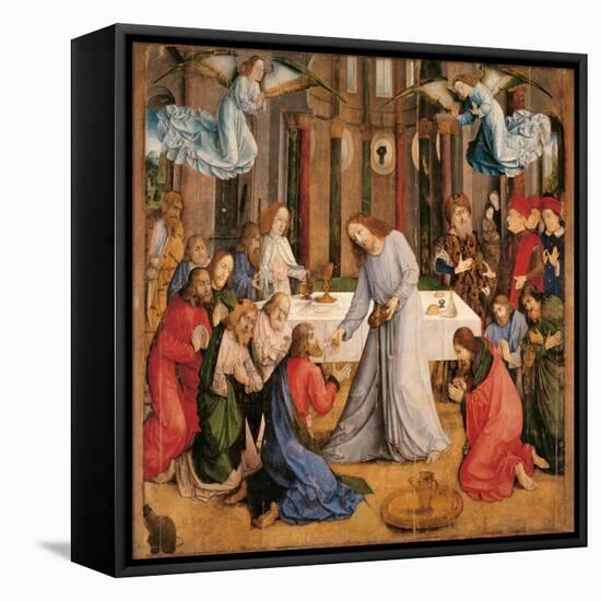 Communion of the Apostles-Giusto di Gand-Framed Stretched Canvas