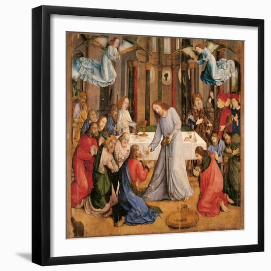 Communion of the Apostles-Giusto di Gand-Framed Giclee Print