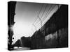 Communist Built Wall Dividing East from West Berlin-Paul Schutzer-Stretched Canvas