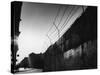 Communist Built Wall Dividing East from West Berlin-Paul Schutzer-Stretched Canvas