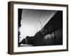 Communist Built Wall Dividing East from West Berlin-Paul Schutzer-Framed Premium Photographic Print