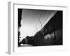 Communist Built Wall Dividing East from West Berlin-Paul Schutzer-Framed Premium Photographic Print