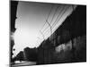 Communist Built Wall Dividing East from West Berlin-Paul Schutzer-Mounted Premium Photographic Print