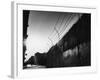 Communist Built Wall Dividing East from West Berlin-Paul Schutzer-Framed Photographic Print