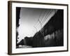 Communist Built Wall Dividing East from West Berlin-Paul Schutzer-Framed Photographic Print