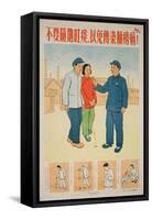 Communist Party Member Scolds a Man Who Has Spit on the Ground-null-Framed Stretched Canvas