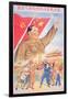 Communist Poster Featuring Mao Zedong-null-Framed Giclee Print