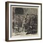 Communist Prisoners at Versailles Receiving Visitors-Henry Woods-Framed Giclee Print