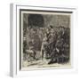 Communist Prisoners at Versailles Receiving Visitors-Henry Woods-Framed Giclee Print