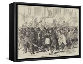 Communist Prisoners Led Through the Place De L'Opera, Paris-null-Framed Stretched Canvas