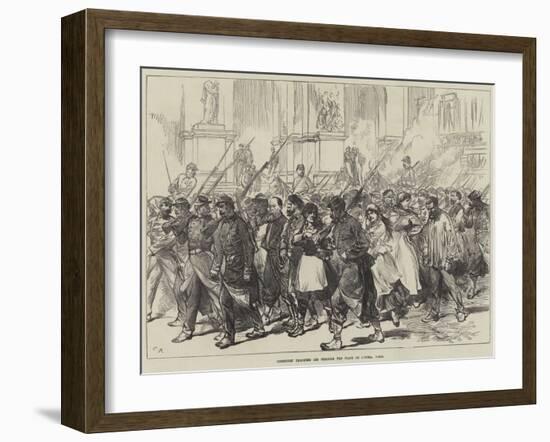 Communist Prisoners Led Through the Place De L'Opera, Paris-null-Framed Giclee Print