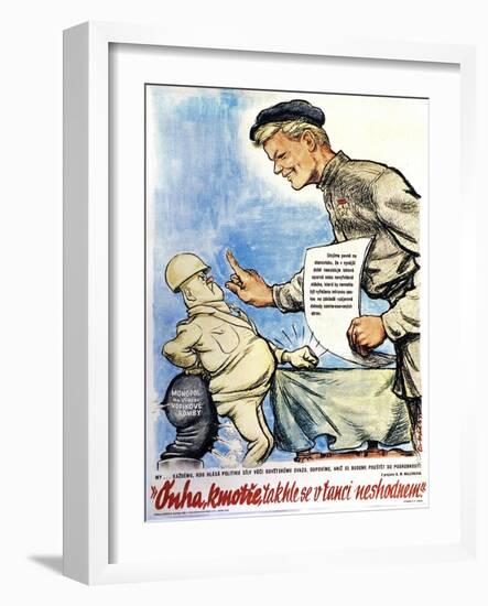 Communist Propaganda Poster-null-Framed Giclee Print