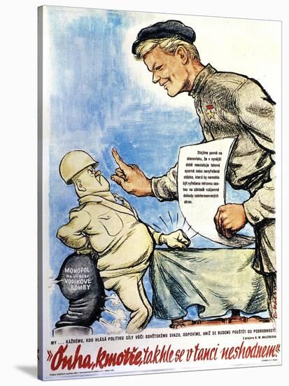 Communist Propaganda Poster-null-Stretched Canvas